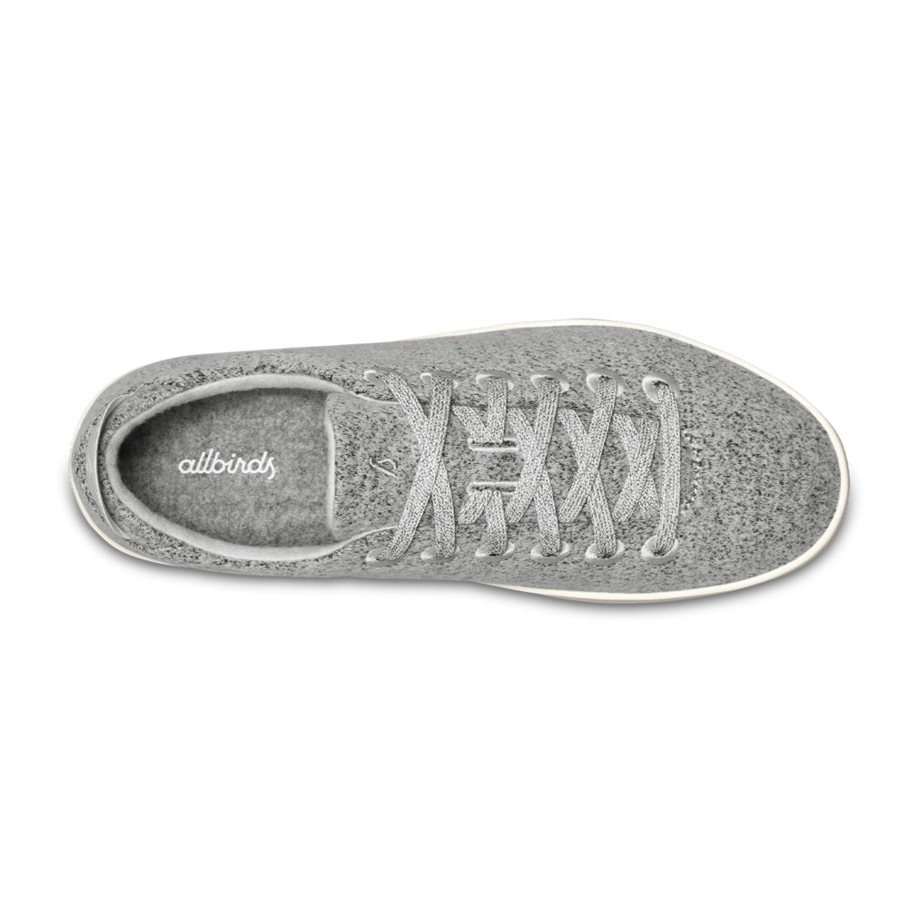 Allbirds Men\'s Sneakers Grey - Wool Pipers - 58194MJST